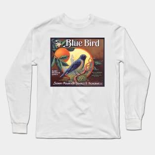 Blue Bird brand crate label,1912 - 1937 Long Sleeve T-Shirt
